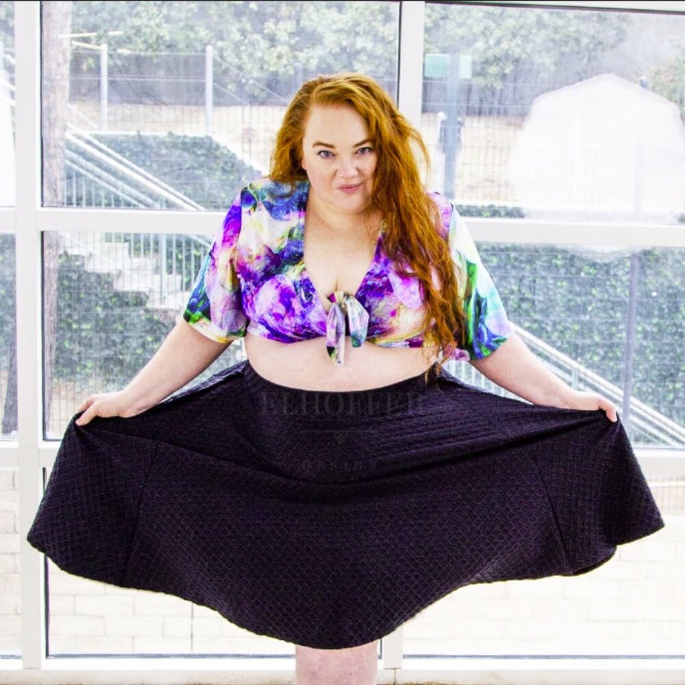 Elhoffer Design Essential Julie Skirt Goth Mermaid NEW Small